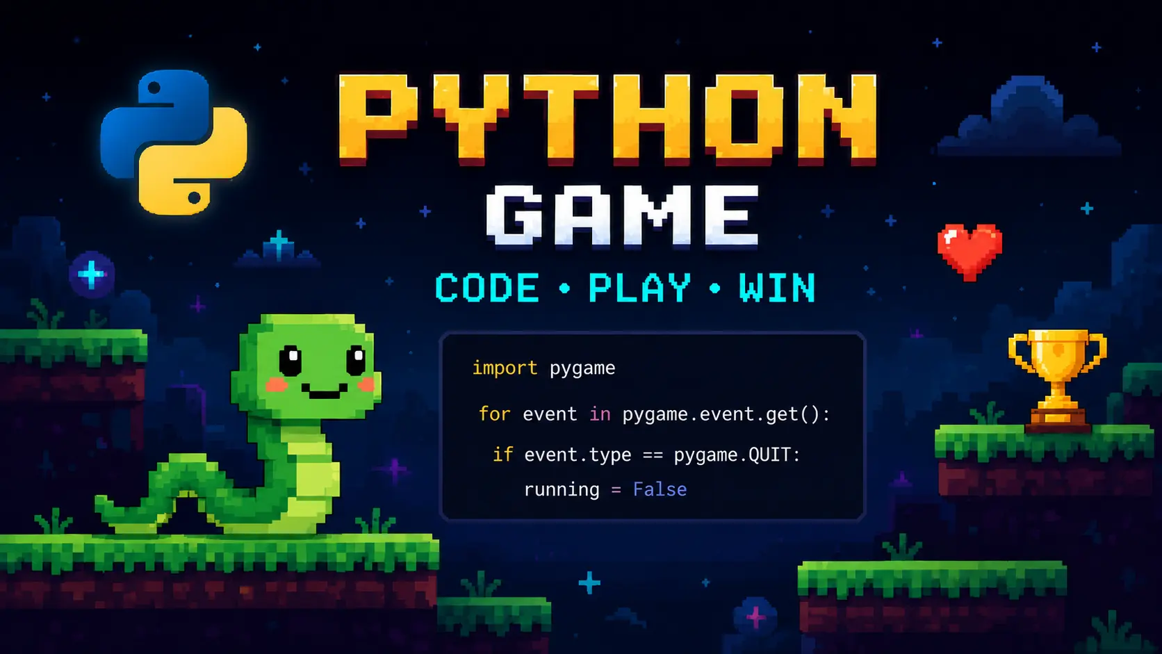Game development with Python and Pygame